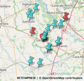 Mappa Vicolo Solitario, 27026 Garlasco PV, Italia (5.8625)