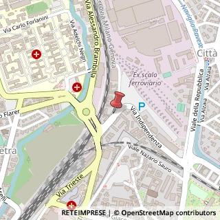 Mappa Via Indipendenza, 21, 27100 Pavia, Pavia (Lombardia)
