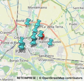 Mappa Via Oltrepò, 27100 Pavia PV, Italia (1.32286)
