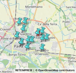 Mappa Via Oltrepò, 27100 Pavia PV, Italia (1.46357)