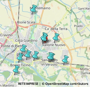 Mappa Via Gambarana, 27100 Pavia PV, Italia (1.76077)