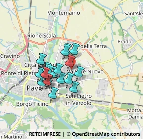 Mappa Via Oltrepò, 27100 Pavia PV, Italia (1.352)