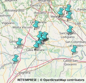 Mappa Via Oltrepò, 27100 Pavia PV, Italia (13.41143)