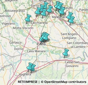 Mappa Via Gambarana, 27100 Pavia PV, Italia (17.3745)