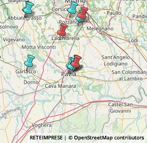 Mappa Via Gambarana, 27100 Pavia PV, Italia (14.72636)