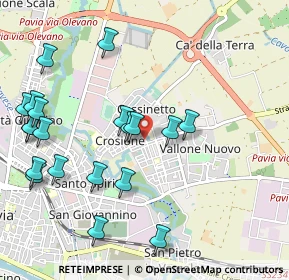 Mappa Via Oltrepò, 27100 Pavia PV, Italia (1.186)
