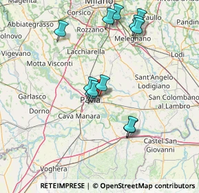 Mappa Via Alcide de Gasperi, 27100 Pavia PV, Italia (14.46667)