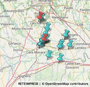 Mappa Via Alcide de Gasperi, 27100 Pavia PV, Italia (8.545)