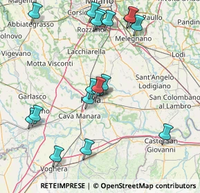 Mappa Via Alcide de Gasperi, 27100 Pavia PV, Italia (17.49722)