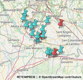 Mappa Via Alcide de Gasperi, 27100 Pavia PV, Italia (11.90118)