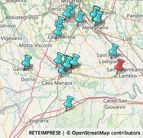 Mappa Via Alcide de Gasperi, 27100 Pavia PV, Italia (15.0525)