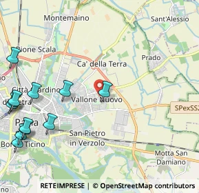 Mappa Via Alcide de Gasperi, 27100 Pavia PV, Italia (2.99333)