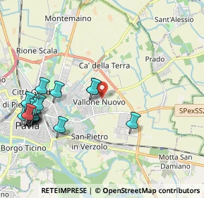 Mappa Via Alcide de Gasperi, 27100 Pavia PV, Italia (2.5505)