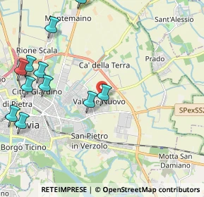 Mappa Via Alcide de Gasperi, 27100 Pavia PV, Italia (2.63636)