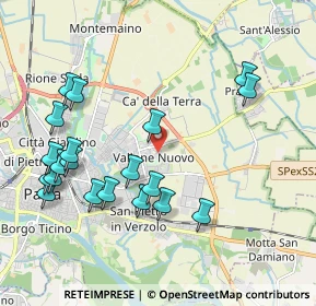 Mappa Via Alcide de Gasperi, 27100 Pavia PV, Italia (2.2165)