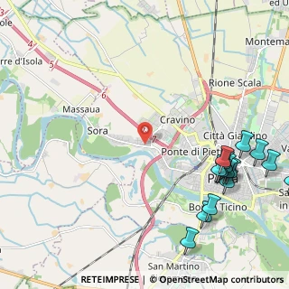 Mappa Piazzale Tevere, 27100 Pavia PV, Italia (2.96733)
