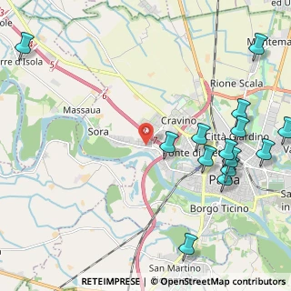 Mappa Piazzale Tevere, 27100 Pavia PV, Italia (2.81214)