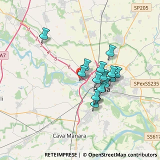 Mappa Piazzale Tevere, 27100 Pavia PV, Italia (2.804)