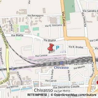 Mappa Via Ceresa, 26\A, 10034 Chivasso, Torino (Piemonte)
