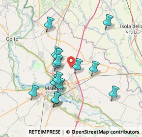 Mappa Via Fossamana, 46030 San Giorgio Bigarello MN, Italia (6.77)