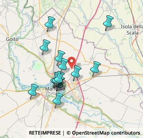 Mappa Via Fossamana, 46030 San Giorgio Bigarello MN, Italia (6.37267)