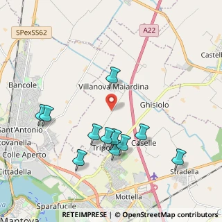 Mappa Via Fossamana, 46030 San Giorgio Bigarello MN, Italia (2.05818)