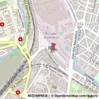 Mappa Via Indipendenza, 11, 27100 Pavia, Pavia (Lombardia)