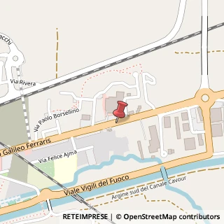 Mappa Corso G. Ferraris, 128, 10034 Chivasso, Torino (Piemonte)