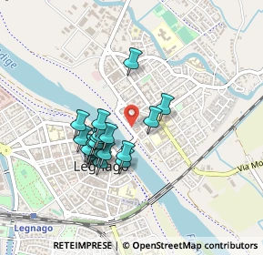 Mappa Via Lung'adige Scrami, 37045 Legnago VR, Italia (0.3545)