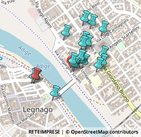 Mappa Via San Pietro Nuovo, 37045 Legnago VR, Italia (0.176)
