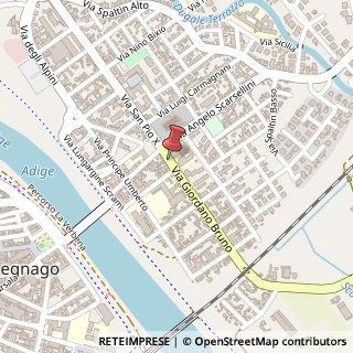 Mappa Via Giordano Bruno,  10, 37045 Legnago, Verona (Veneto)