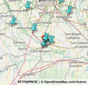 Mappa Via Francesco Flarer, 27100 Pavia PV, Italia (15.67)