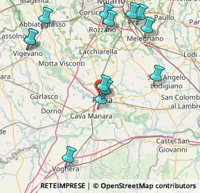 Mappa Via Francesco Flarer, 27100 Pavia PV, Italia (18.65077)