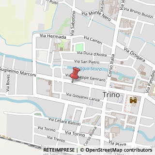 Mappa Corso Cavour, 34/38, 13039 Trino, Vercelli (Piemonte)