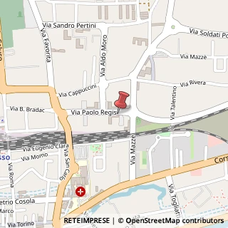 Mappa Via Paolo Regis, 46, 10034 Chivasso, Torino (Piemonte)