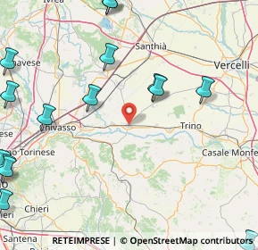 Mappa 13044 Crescentino VC, Italia (28.8885)