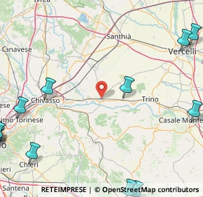 Mappa 13044 Crescentino VC, Italia (32.3345)