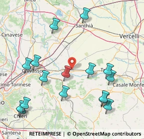 Mappa 13044 Crescentino VC, Italia (19.21625)