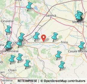 Mappa 13044 Crescentino VC, Italia (23.321)