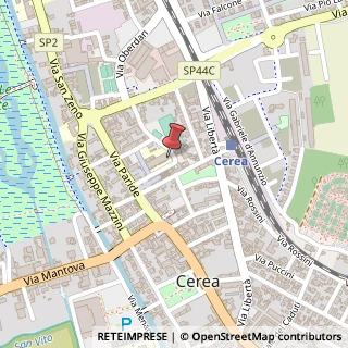 Mappa Via Monsignor Dario Cordioli, 5, 37053 Cerea, Verona (Veneto)