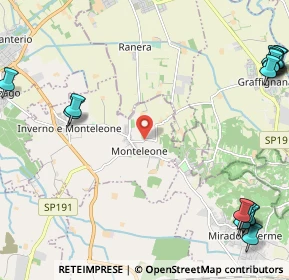 Mappa Via Avv. G. Forni, 27010 Inverno e Monteleone PV, Italia (3.6185)