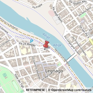 Mappa Via carceri 1, 37045 Legnago, Verona (Veneto)