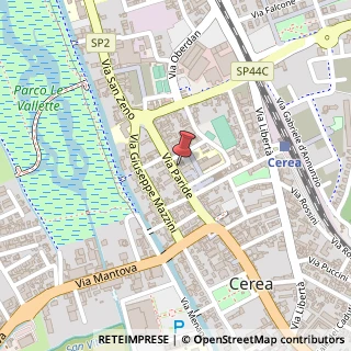 Mappa Via Paride da Cerea, 36, 37053 Cerea, Verona (Veneto)