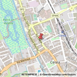 Mappa Via Paride da Cerea, 43B, 37053 Cerea, Verona (Veneto)