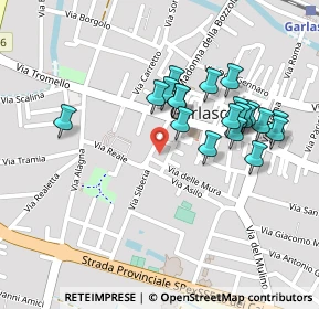 Mappa Via Asilo, 27026 Garlasco PV, Italia (0.2145)