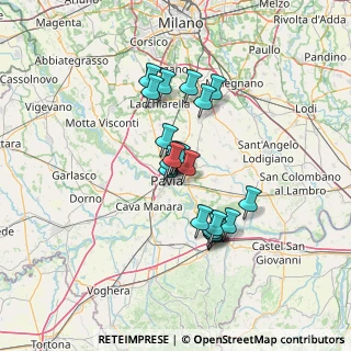 Mappa Piazzale del Crosione, 27100 Pavia PV, Italia (10.503)