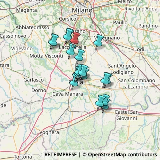 Mappa Piazzale del Crosione, 27100 Pavia PV, Italia (9.987)