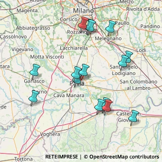 Mappa Piazzale del Crosione, 27100 Pavia PV, Italia (16.628)