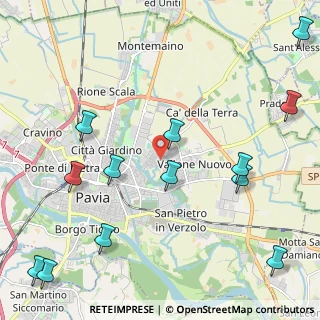 Mappa Piazzale del Crosione, 27100 Pavia PV, Italia (2.86385)