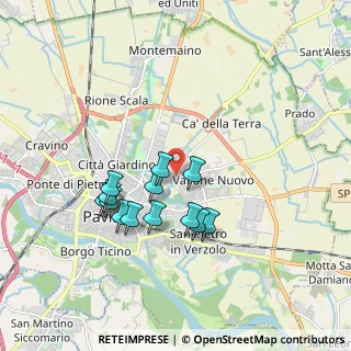 Mappa Piazzale del Crosione, 27100 Pavia PV, Italia (1.58308)